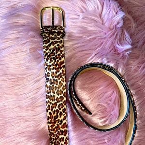 Talbots Belt leopard